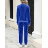 Women's Velour Tracksuit Set 2 Piece Loungewear Joggers Set Ladies