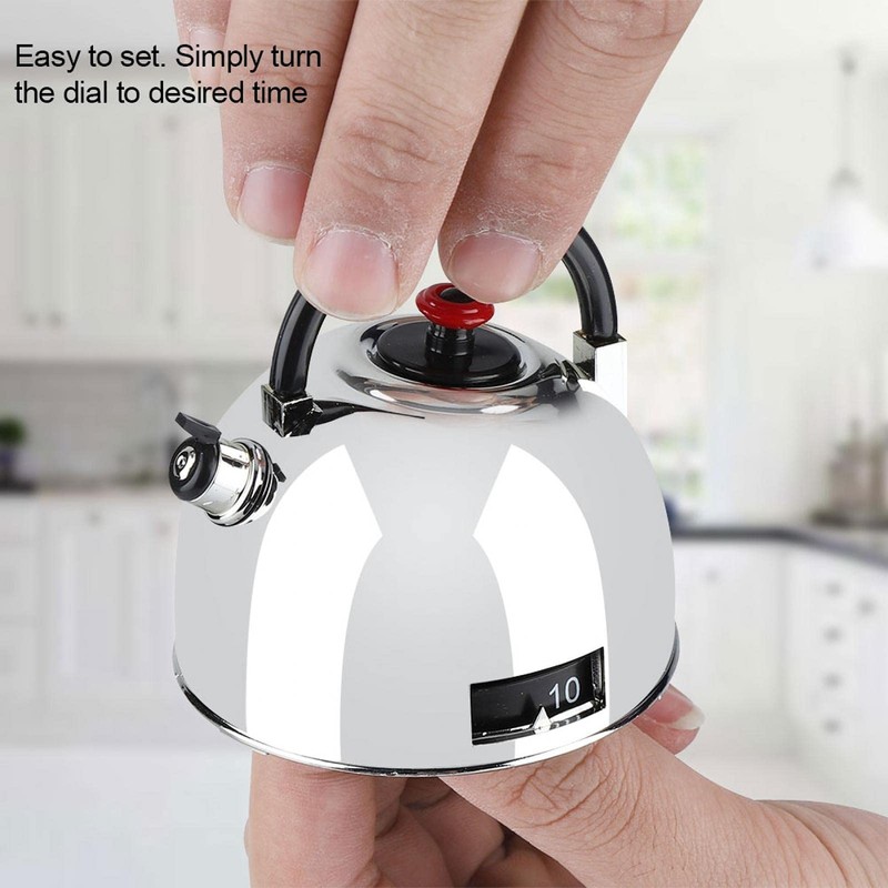 Beautiful Mechanical Wind Up Timer, Rustproof, Durable Countdown Reminder, High