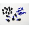 Lumiglow 15 Blue Dome LEDs Lights Bulbs 3/8 Sockets Instrument