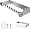 Portarrollos de Cocina de Pared, 28 cm, sin Agujeros, Soporte
