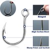 FishTrip Fishing Inline Single Hooks - 25pcs in Line Hooks