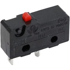 Micro Switches 5 PCS Mini Micro Limit Switch NO NC 3 Pins PCB Terminals SPDT 5A 125V 250V 29mm Roller Arc Lever Snap Action Push Microswitches (Color : 2p Without Nail, Size : 5PCS)