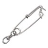 10 Set 3.8 X 150mm Fishing Snap Swivel 304 Stainless