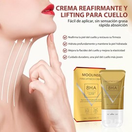 FUWEN 2PCS Crema para Cuello Reafirmante, Neck Firming Cream, con Masaje de Doble Rodillos, Firming Neck Cream, Reafirmar y Levanta la Piel Flácida, Reducir Arrugas y Papada, 120g*2