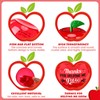 Mimorou 48 Pack Back to School Gifts Plastic Apple Containers,Classic,Red