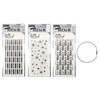 Tim Holtz Stampers Anonymous Layering Stencil Set, Sticks, Twinkle, Berry