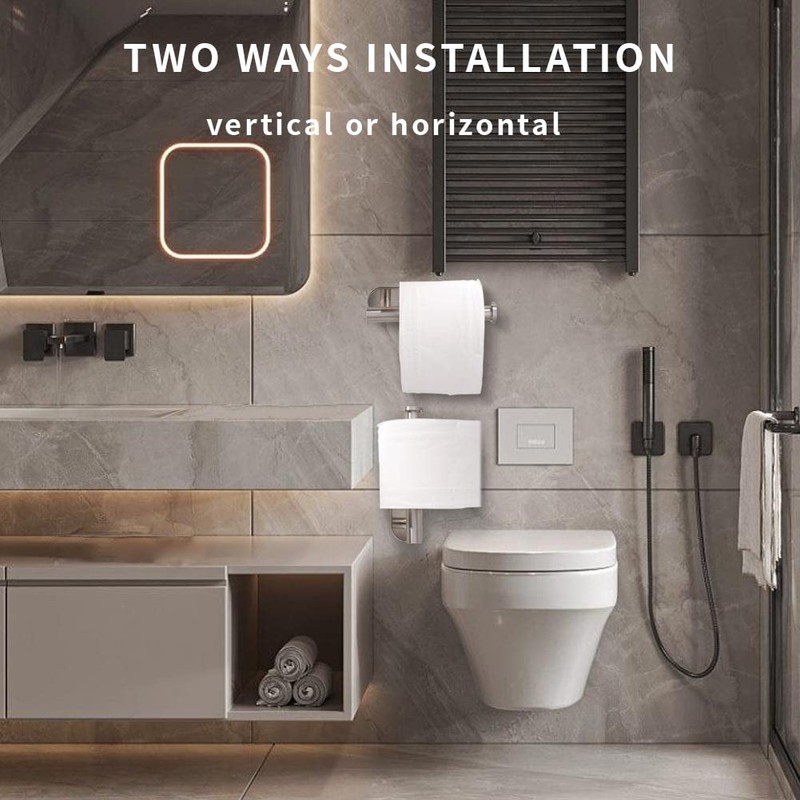 Toilet Paper Holder Self Adhesive, Premium Thicken Stainless Steel Rustproof