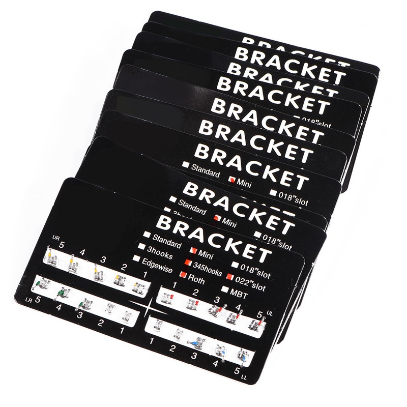 10 Packs Metal Dental Teeth Orthodontics Brackets Braces Mini Roth