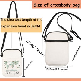 Travel Bag Traveler Gift Travel Crossbody Bag Travel Accessories Messenger Bag For Women World Travel Gift (LIST cross)