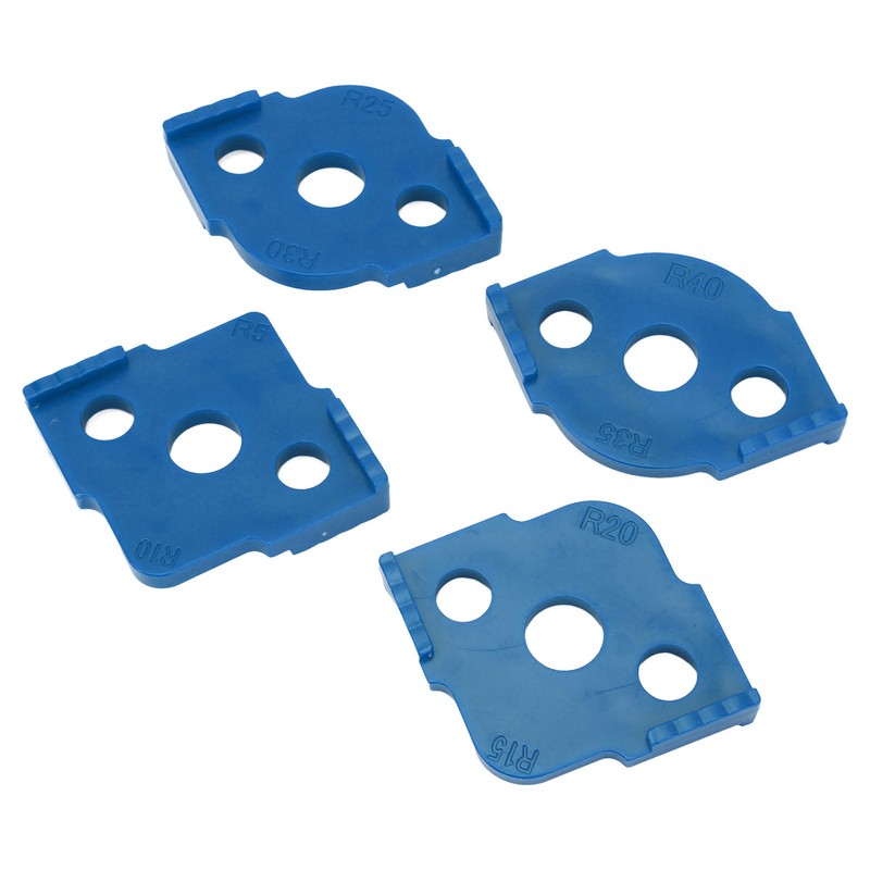 4PCS R Corner Templates Round Angle Radius Jig Routing Template