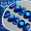 BORN PRETTY Cat Magnetic Eye Gel Nail Polish, Blue Ore