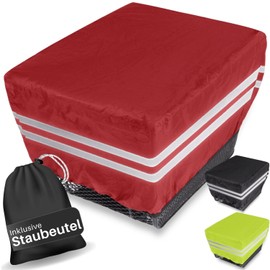 HiLo sports Rain Cover Bicycle Basket – [For All Rear Bicycle Baskets] – Waterproof Bicycle Basket Cover Rear – Cover Bicycle Basket with Reflectors