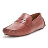 Allen Edmonds Mens Lewis Slip On Casual Loafer Chili Leather