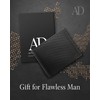 Access Denied Slim Leather Bifold Wallets For Men - Minimalist