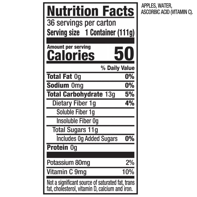 Mott's Natural Applesauce, 36ct.