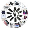 OFKPO 40 Pack Plastic Hanger Clips Clothes Pins Non-Slip Pants