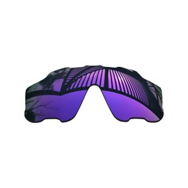 MYCOURAG UV Protection Replacement Lenses for Oakley Jaw-Breaker OO9290 Sunglasses Frame - Purple Orchid Mirror Coated Non-Polarized