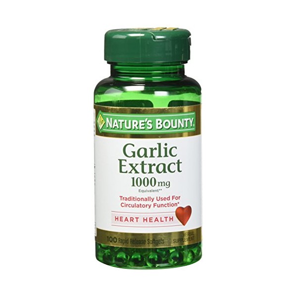 Nature's Bounty Nature's Bounty Garlic Extract 1000 mg, 100 Rapid