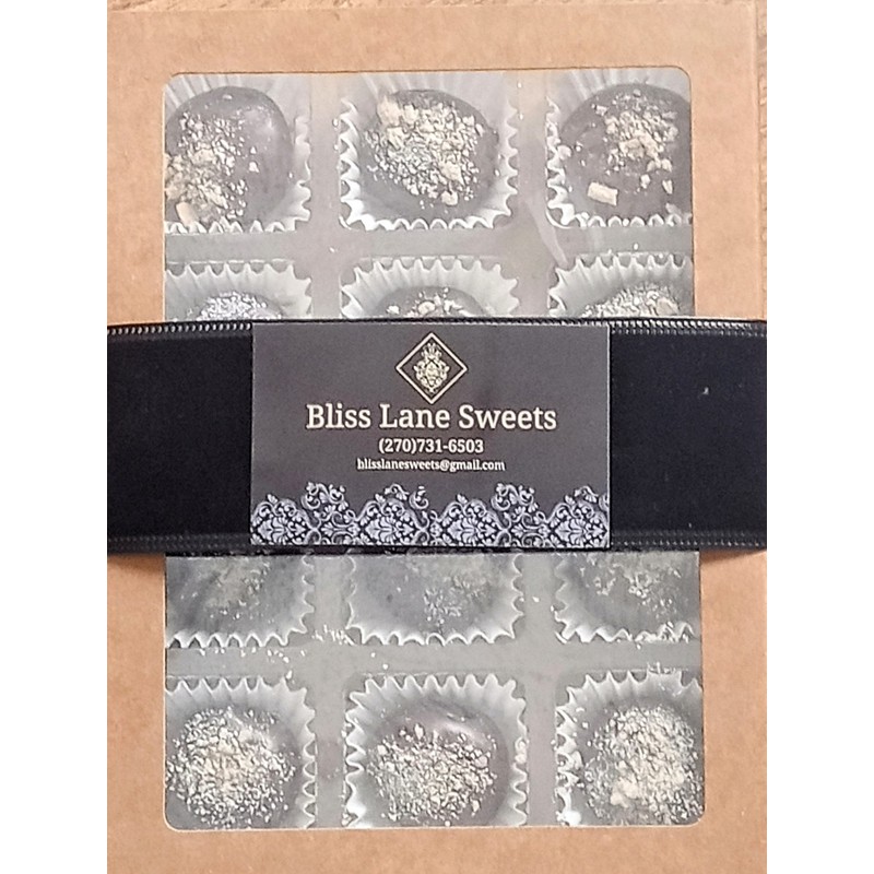 Bliss Lane Sweets Classic Cheesecake Truffles!! 1 dozen gift box!