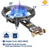 ARC Outdoor Propane Burner Stove, 13" Single Propane Burner, Cast