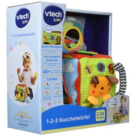 VTech 80-528204 Bear 1-2-3 Cuddle Cubes Baby Toy, Colourful, Centimetre