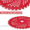 NeJesZoe 9" x 36 Teeth Carbide Tipped Brush Cutter Blades