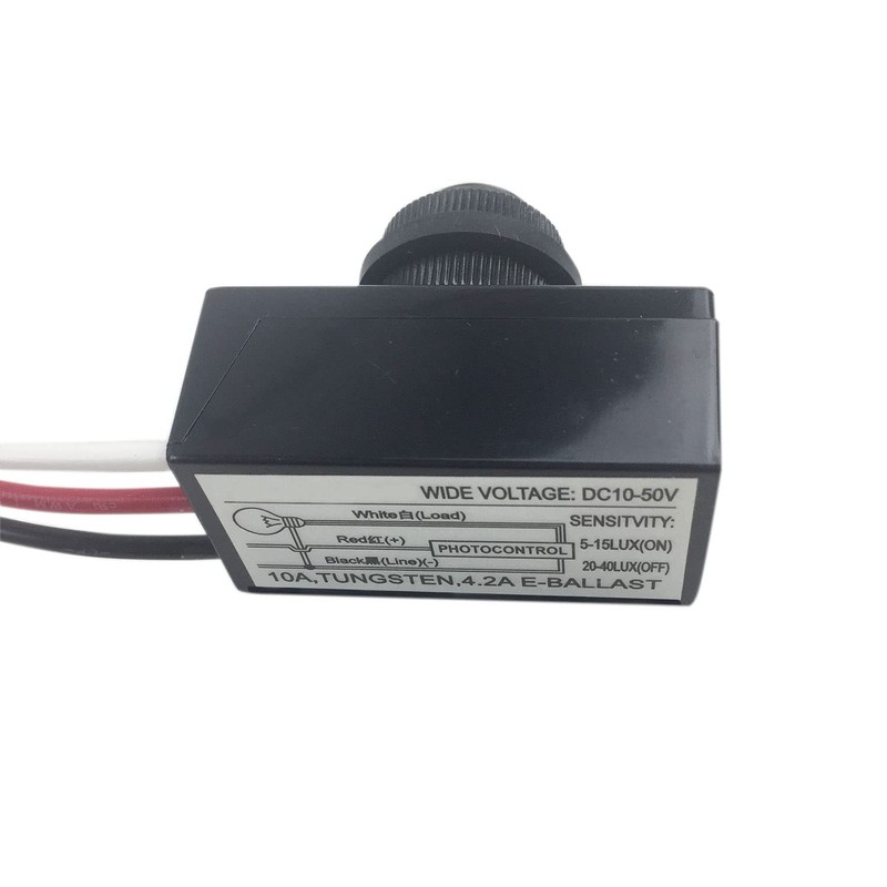 DC 12V 24V 36V 48V Outdoor Sensor Photoelectric Switch, 5A