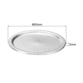 uxcell 150pcs Mason Jar Canning Lids Wide Mouth, Mason Jar Lids with Airtight Seal and Leakproof for Home Canning Jar Mason Jar Silver Tone