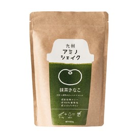 九州アミノシェイク ソフトプロテイン 300g 植物性原料100% 九州産 モリンガ きな粉 ソイプロテイン プロテイン (抹茶きなこ味 1袋)