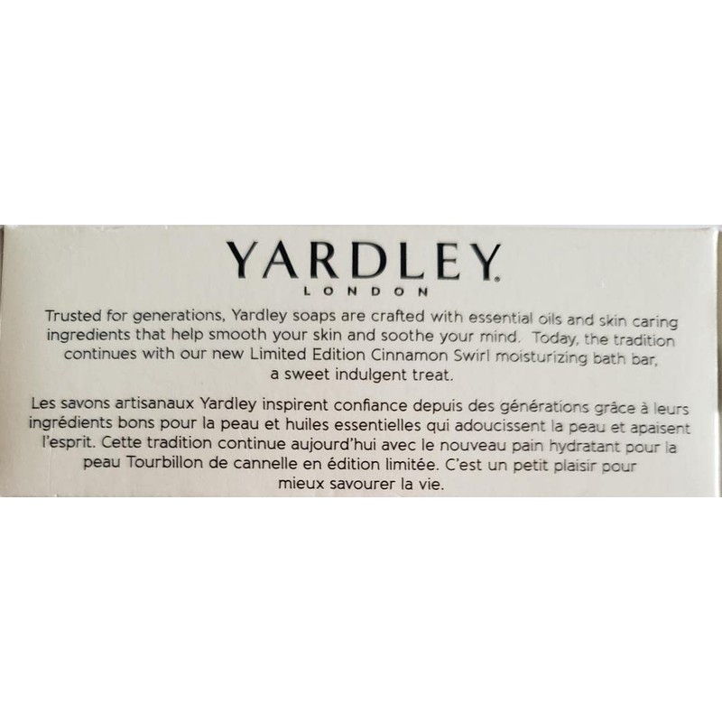 Yardley London Cinnamon Swirl Infused With Cinnamon Leaf & Clove
