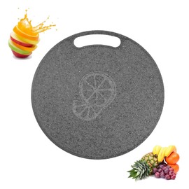 Chopping Board, Kitchen Cutting Board, Chopping Boards Fruit Vegetable Chopping Board, Kitchen Cutting Board, Plastic Board, Round Kitchen Utensils with Handles, Chopping Board, Plastic with Non-Slip