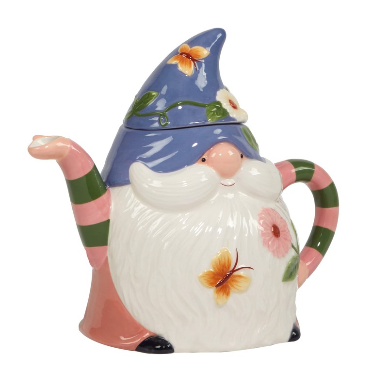 Certified International Garden Gnomes 32 oz. 3-D Teapot