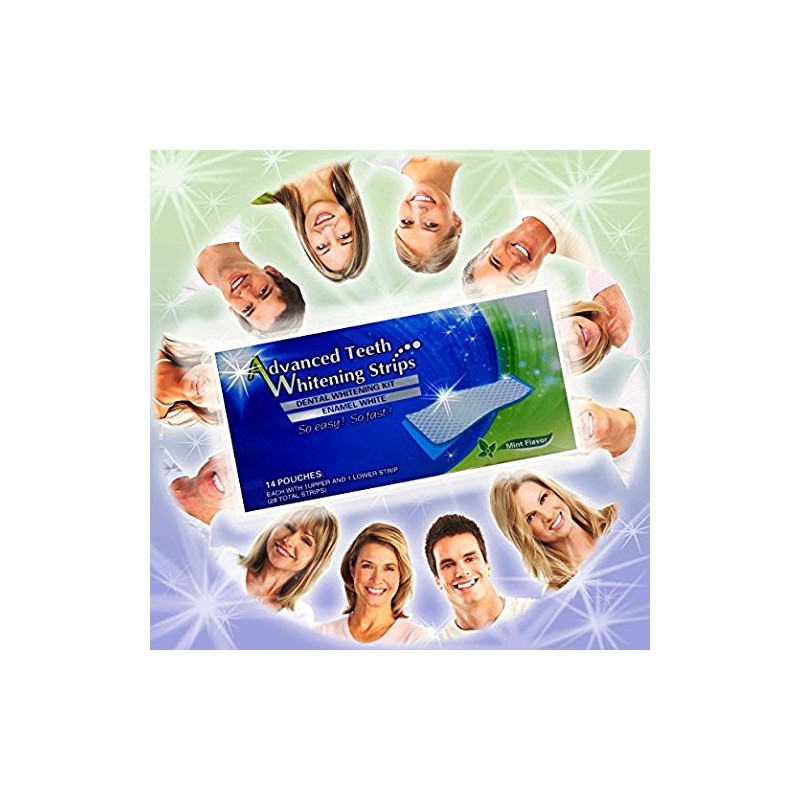 KAV PLUS 28 Professional Advanced Teeth WHITENING Strips Home Tooth
