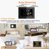 SSINI Digital Calendar Dementia Alarm Clock with Day and Date