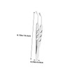 VICASKY 2pcs Long Eyebrow Precision Tweezers Stainless Steel Eyelid Massage