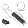 flintronic Pack of 5 Whistle, Emergency Whistle, Metal Whistle, Safety