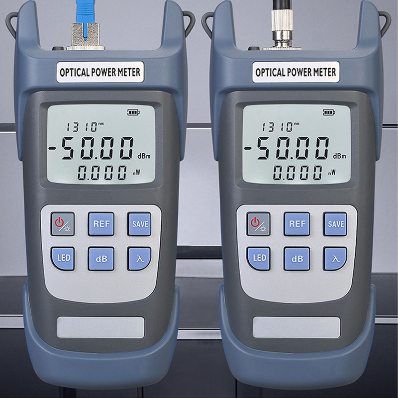 Optical Fiber Power Meter ‑50 To +26dbm 10 Wavelengths 2.5mm