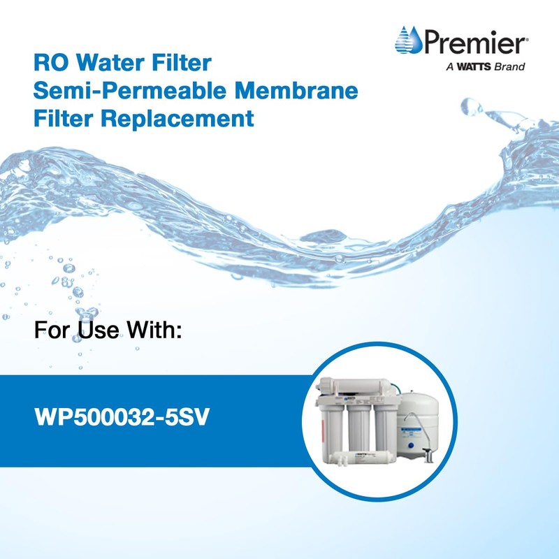 Watts Premier RO Water Filter 50 GPD (Gallons Per Day)