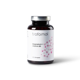 Magnesium Bisglycinat gepuffert + B6 – Hoch bioverfügbar & besonders verträglich – Perfekte Kombination für optimale Aufnahme – Vegan, ohne Zusatzstoffe – Für Nerven, Muskeln & Energie – 120 Kapseln