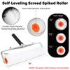 18" Self Leveling Concrete Spiked Roller: HexDorn 13/20/31mm Spiked Roller