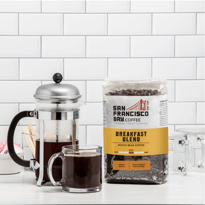 San Francisco Bay Coffee - Medium Roast Whole Bean Coffee