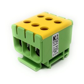 Pollmann Universal Clamp UK 50/3 PE Green/Yellow, Pack of 1