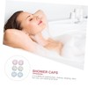 OATIPHO 6Pcs Shower Caps Durable Bathing Hats for Hair Reusable