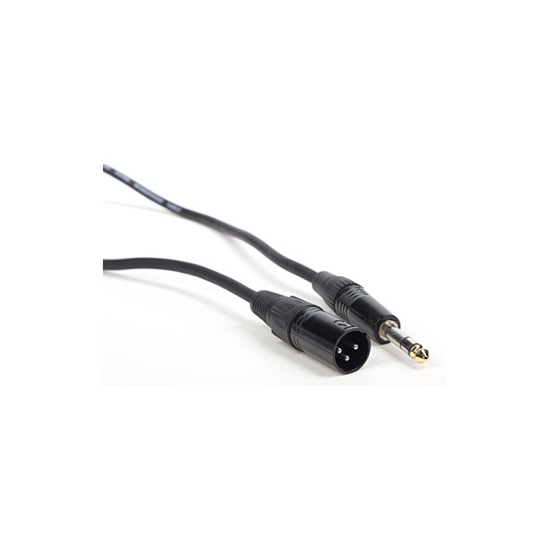 MUSIC STORE Microphone cable, micro cable with XLR 3 pin