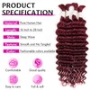 Human Braiding Hair Deep Water Wave 2 Bundles/Pack 50g 18