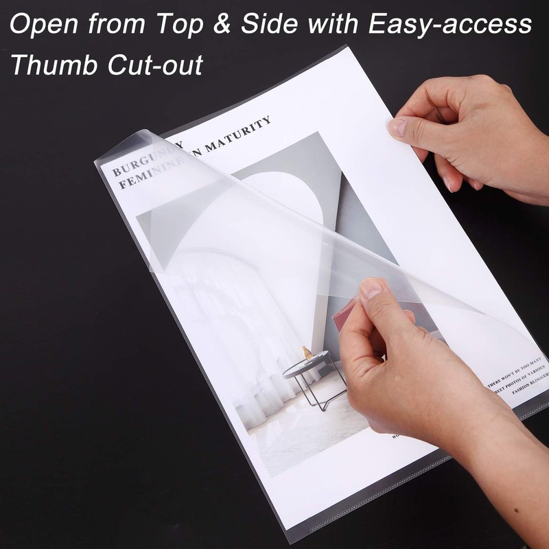 A4 Cut Flush Folder (Pack of 30, 180 Micron PP)