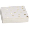 Juvale Engagement Napkins - 5 x 5 In Folded, 3-Ply,