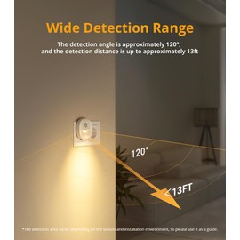 Lyridz Night Lights Plug Into Wall, Dusk to Dawn Sensor, Motion Sensor Night Light, 1-50lm Dimmable LED Night Light Indoor for Bedroom, Bathroom, Stairs, Hallway, Toilet, Garage, (2 Pack)