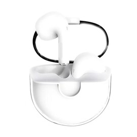 BT Earbuds Waterproof Noise Reduction Stereo Ergonomic Cordless Earbuds Headphones for Outdoor Sports White for M6mini