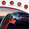Car Door Seal Strip,Thickened Rubber Double Layer Vehicle Weather Stripping